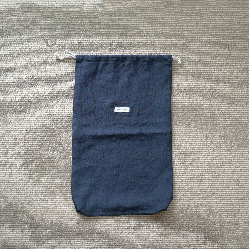 Branch m‘.,ブランチエム,ナチュラル,30代,40代,50代,60代,リネン,ゆったり,巾着,travel,トラベル,トラベルグッズ,仕分け,リネン巾着