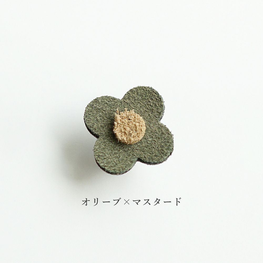 Branch m‘.,ブランチエム,ナチュラル,30代,40代,50代,60代,ブローチ,本革,革,ブートニエール,