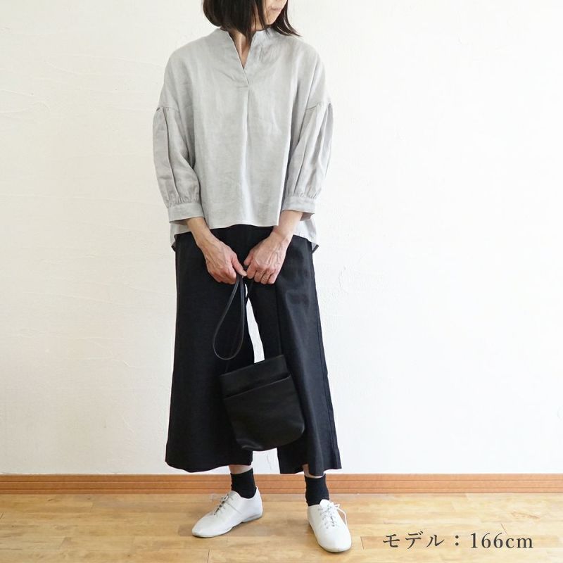 Branch m‘.,ブランチエム,ナチュラル,30代,40代,50代,60代,リネン,ゆったり,ブラウス,リネンブラウス,スキッパーブラウス,スキッパー 