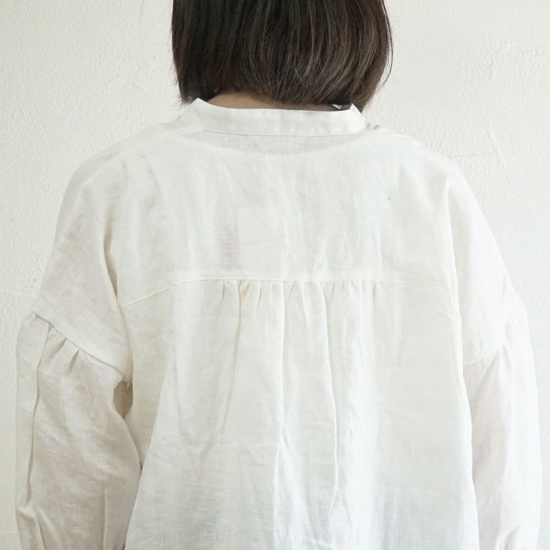 Branch m‘.,ブランチエム,ナチュラル,30代,40代,50代,60代,リネン,ゆったり,ブラウス,リネンブラウス,スキッパーブラウス,スキッパー 