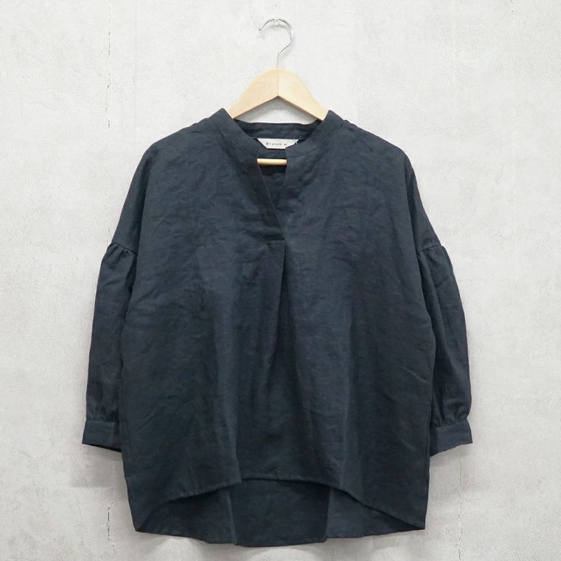 Branch m‘.,ブランチエム,ナチュラル,30代,40代,50代,60代,リネン,ゆったり,ブラウス,リネンブラウス,スキッパーブラウス,スキッパー 