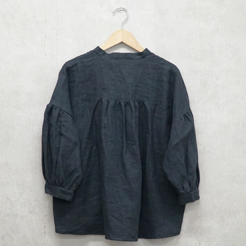 Branch m‘.,ブランチエム,ナチュラル,30代,40代,50代,60代,リネン,ゆったり,ブラウス,リネンブラウス,スキッパーブラウス,スキッパー 