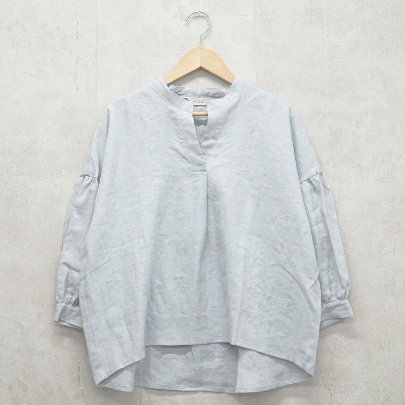 Branch m‘.,ブランチエム,ナチュラル,30代,40代,50代,60代,リネン,ゆったり,ブラウス,リネンブラウス,スキッパーブラウス,スキッパー 