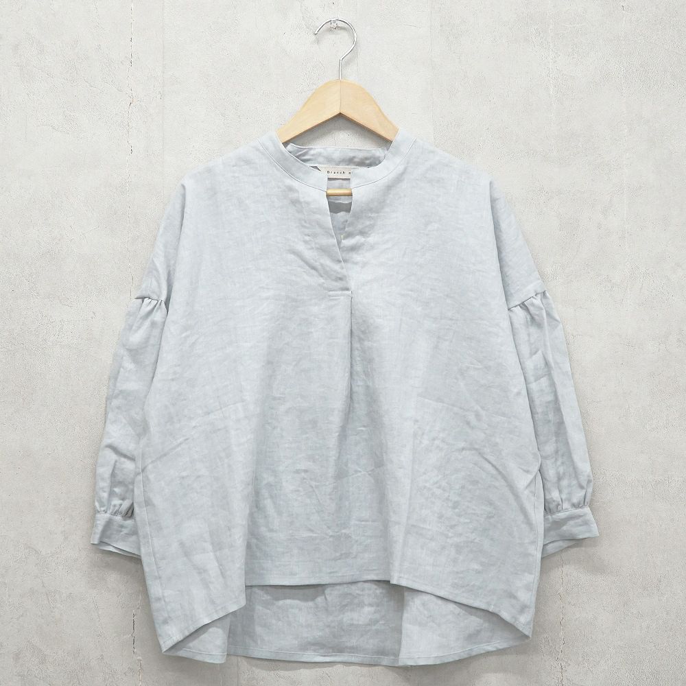 Branch m‘.,ブランチエム,ナチュラル,30代,40代,50代,60代,リネン,ゆったり,ブラウス,リネンブラウス,スキッパーブラウス,スキッパー 