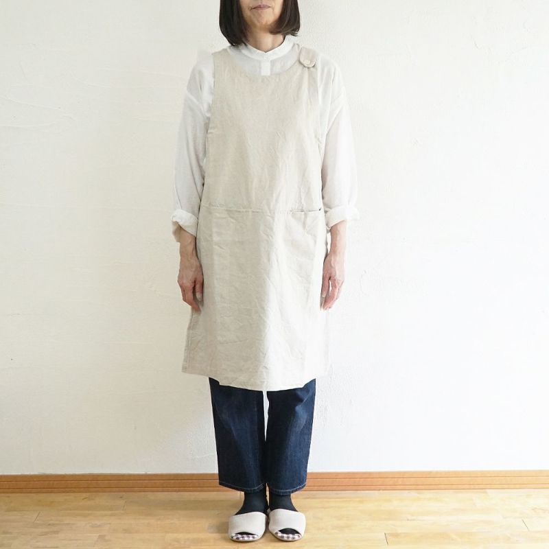 Branch m‘.,ブランチエム,ナチュラル,30代,40代,50代,60代,リネン,ゆったり,homeworking,エプロン, 