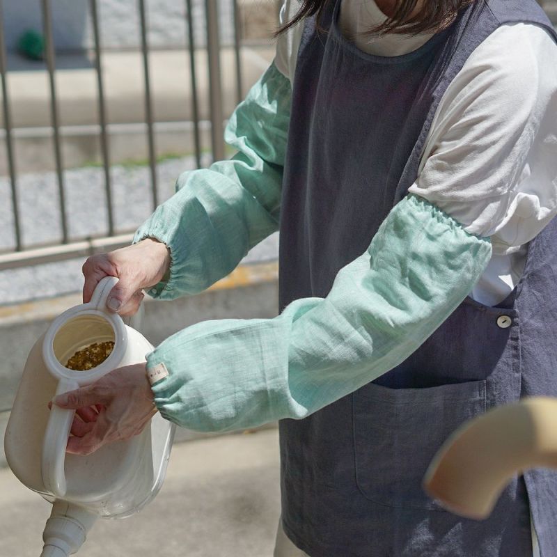 Branch m‘.,ブランチエム,ナチュラル,30代,40代,50代,60代,リネン,ゆったり,ガーデニング,家事,日よけ,日除け,UV対策,紫外線対策,アームカバー