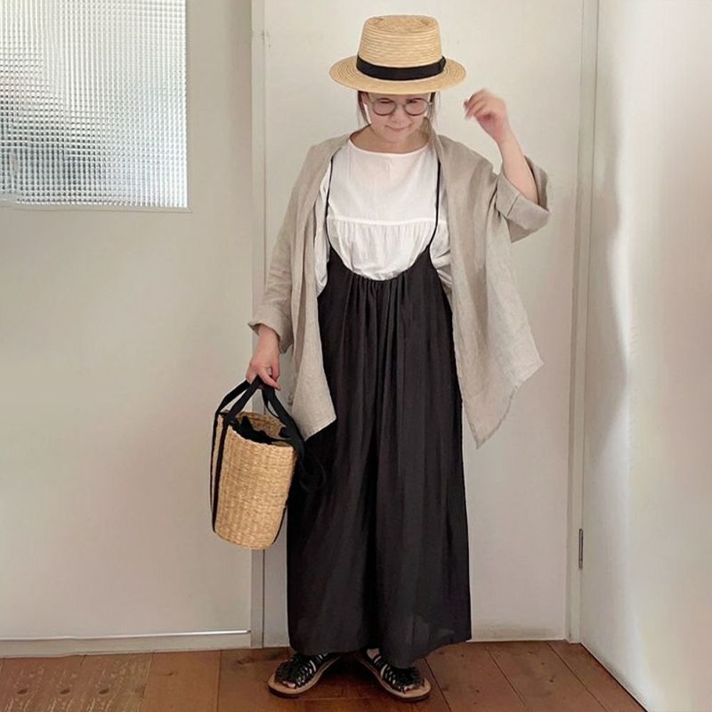 Branch m‘.,ブランチエム,ナチュラル,30代,40代,50代,60代,リネン,ゆったり,カーディガン,ショール,リネンカーデ,リネンカーディガン,リネンショール,ショールカーディガン,ストールカーディガン,紫外線対策,冷房対策