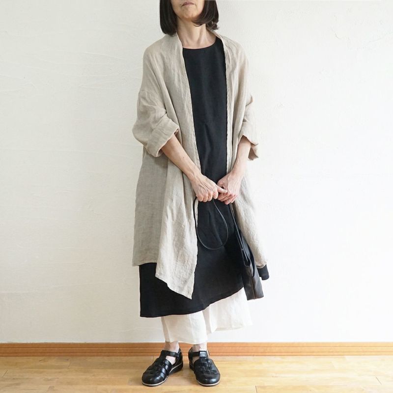 Branch m‘.,ブランチエム,ナチュラル,30代,40代,50代,60代,リネン,ゆったり,カーディガン,ショール,リネンカーデ,リネンカーディガン,リネンショール,ショールカーディガン,ストールカーディガン,紫外線対策,冷房対策