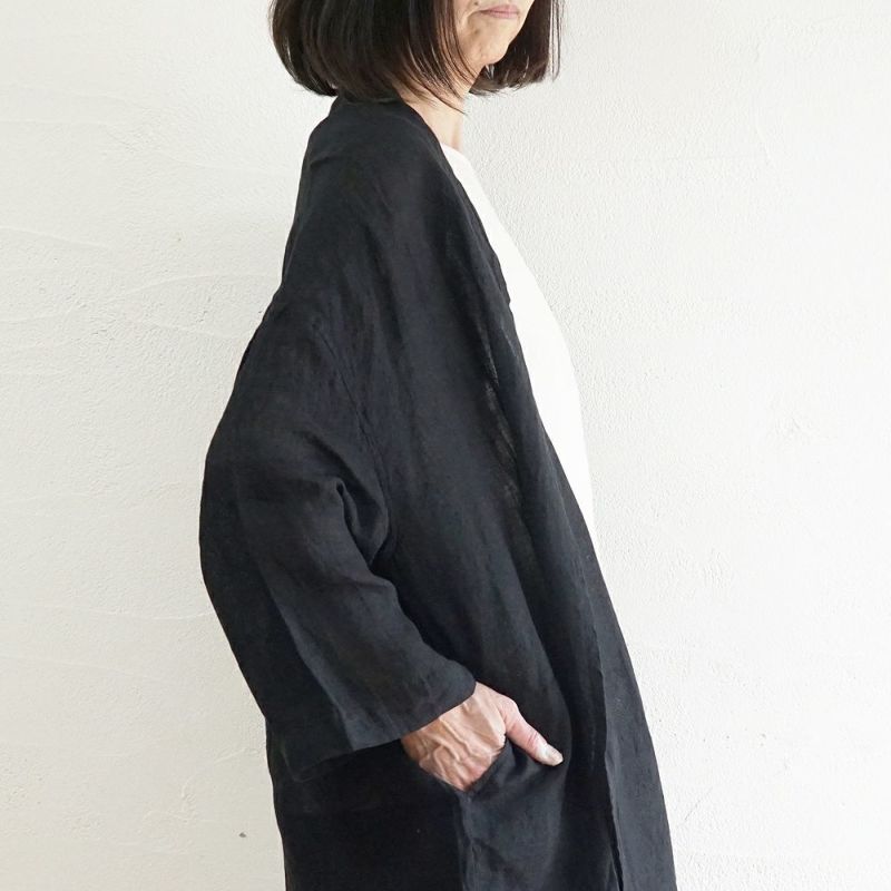 Branch m‘.,ブランチエム,ナチュラル,30代,40代,50代,60代,リネン,ゆったり,カーディガン,ショール,リネンカーデ,リネンカーディガン,リネンショール,ショールカーディガン,ストールカーディガン,紫外線対策,冷房対策