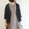 Branch m‘.,ブランチエム,ナチュラル,30代,40代,50代,60代,リネン,ゆったり,カーディガン,ボレロ,リネンカーデ,リネンカーディガン,リネンボレロ,ボレロカーディガン,紫外線対策,冷房対策