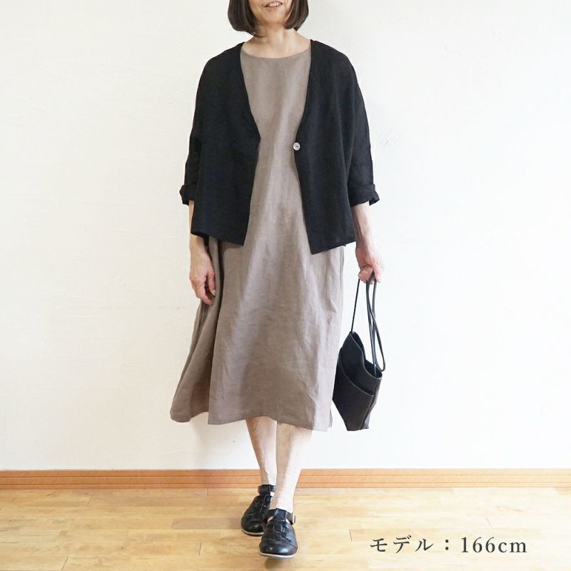 Branch m‘.,ブランチエム,ナチュラル,30代,40代,50代,60代,リネン,ゆったり,カーディガン,ボレロ,リネンカーデ,リネンカーディガン,リネンボレロ,ボレロカーディガン,紫外線対策,冷房対策