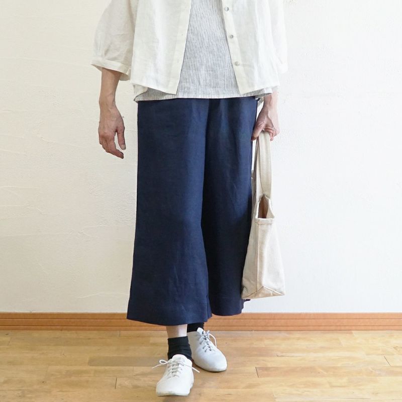 Branch m‘.,ブランチエム,ナチュラル,30代,40代,50代,60代,リネン,ゆったり,パンツ,リネンパンツ,ワイドパンツ,リネンワイドパンツ,セットアップ,