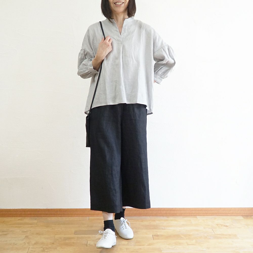 Branch m‘.,ブランチエム,ナチュラル,30代,40代,50代,60代,リネン,ゆったり,パンツ,リネンパンツ,ワイドパンツ,リネンワイドパンツ,セットアップ,