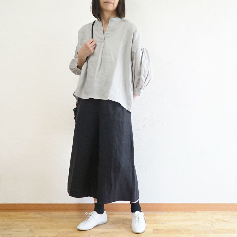 Branch m‘.,ブランチエム,ナチュラル,30代,40代,50代,60代,リネン,ゆったり,パンツ,リネンパンツ,ワイドパンツ,リネンワイドパンツ,セットアップ,