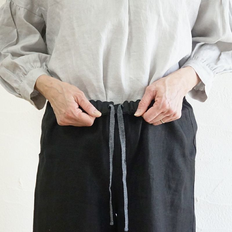 Branch m‘.,ブランチエム,ナチュラル,30代,40代,50代,60代,リネン,ゆったり,パンツ,リネンパンツ,ワイドパンツ,リネンワイドパンツ,セットアップ,