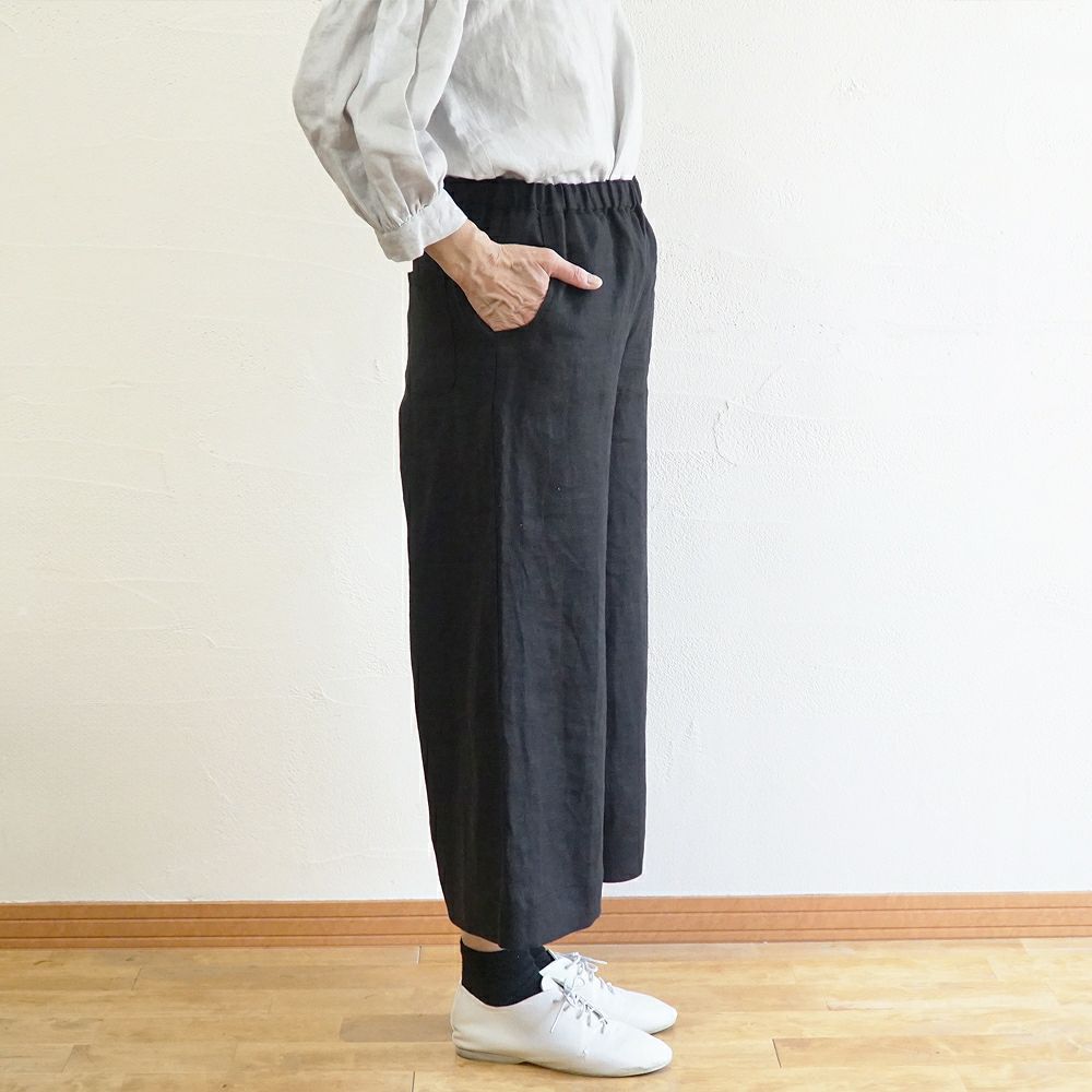 Branch m‘.,ブランチエム,ナチュラル,30代,40代,50代,60代,リネン,ゆったり,パンツ,リネンパンツ,ワイドパンツ,リネンワイドパンツ,セットアップ,