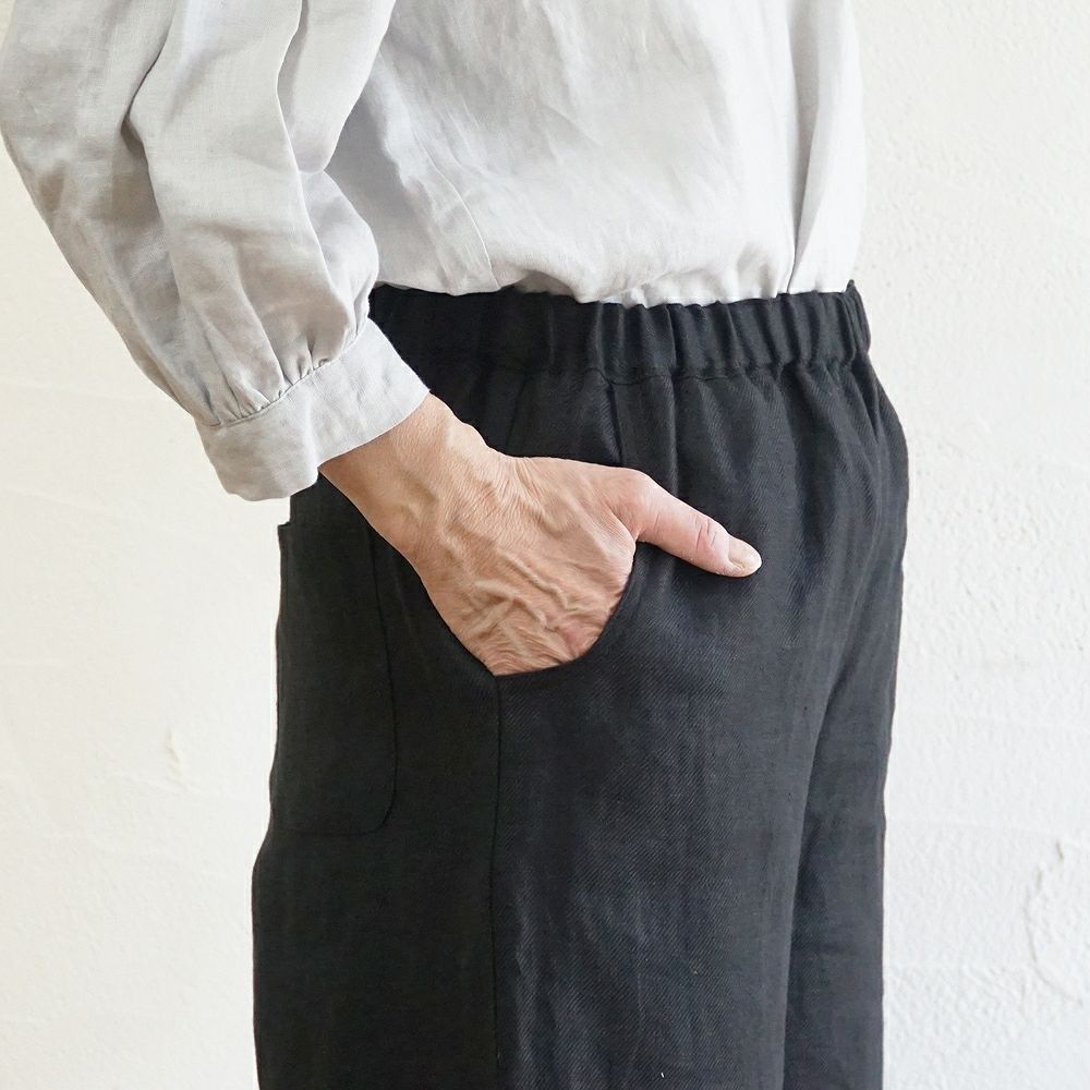 Branch m‘.,ブランチエム,ナチュラル,30代,40代,50代,60代,リネン,ゆったり,パンツ,リネンパンツ,ワイドパンツ,リネンワイドパンツ,セットアップ,