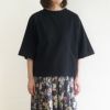 Branch m‘.,ブランチエム,ナチュラル,30代,40代,50代,60代,コットン,ゆったり,Tシャツ,ビッグTシャツ,オーバーサイズTシャツ,５分袖,５分袖Tシャツ 