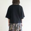 Branch m‘.,ブランチエム,ナチュラル,30代,40代,50代,60代,コットン,ゆったり,Tシャツ,ビッグTシャツ,オーバーサイズTシャツ,５分袖,５分袖Tシャツ 