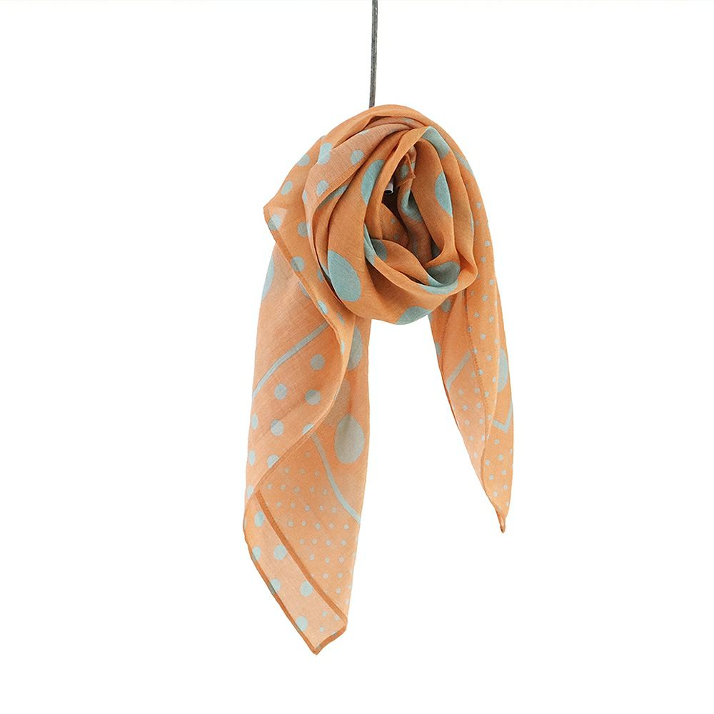 Branch m‘.,ブランチエム,ナチュラル,30代,40代,50代,60代,スカーフ,パネルスカーフ,ドットスカーフ,ドット,shesay,志成, 志成販売