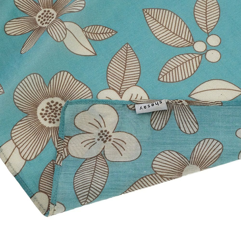 Branch m‘.,ブランチエム,ナチュラル,30代,40代,50代,60代,スカーフ,パネルスカーフ,花柄スカーフ,花柄,shesay,志成, 志成販売