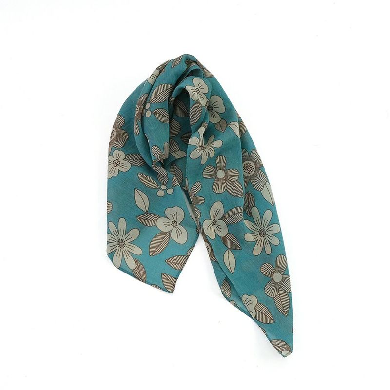 Branch m‘.,ブランチエム,ナチュラル,30代,40代,50代,60代,スカーフ,パネルスカーフ,花柄スカーフ,花柄,shesay,志成, 志成販売