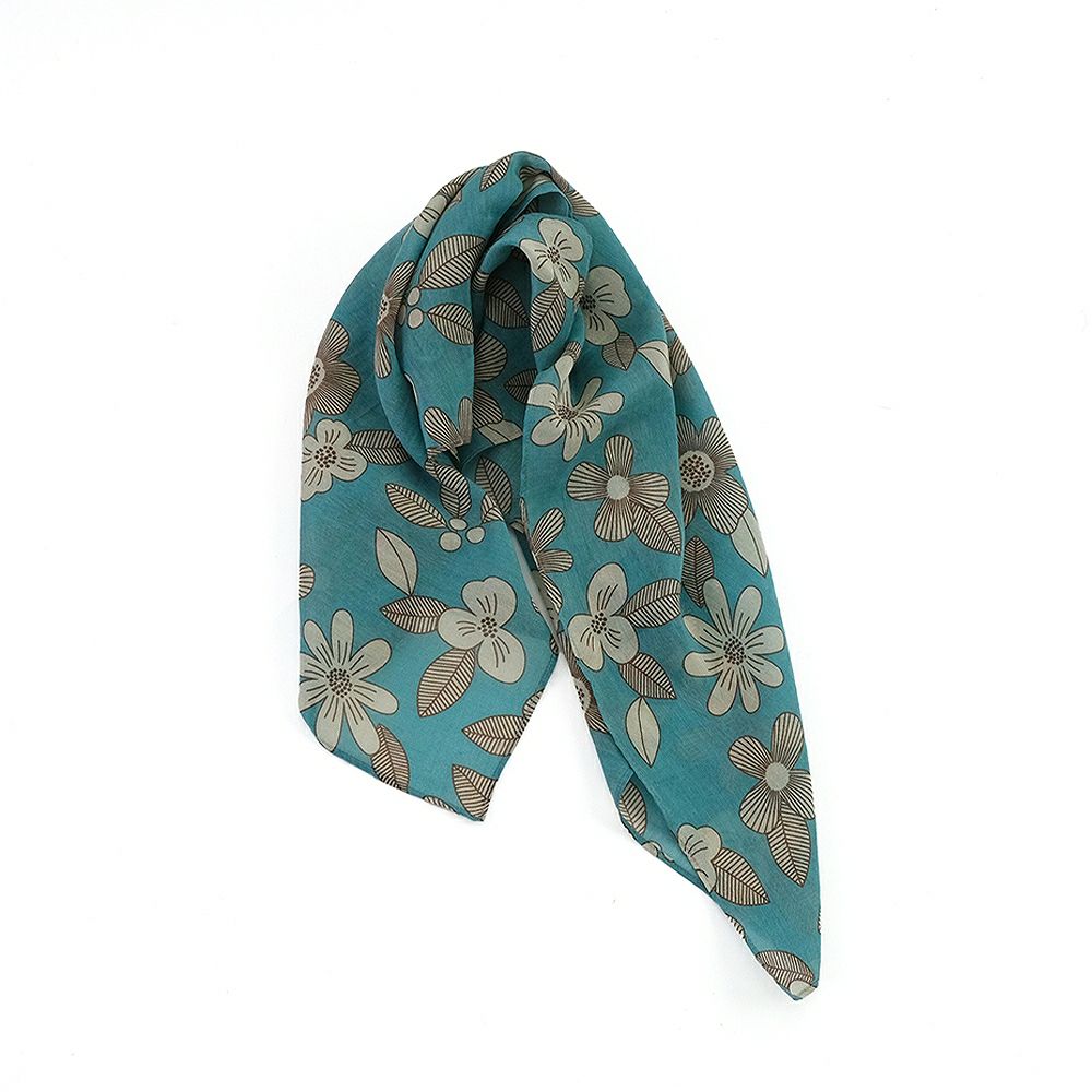 Branch m‘.,ブランチエム,ナチュラル,30代,40代,50代,60代,スカーフ,パネルスカーフ,花柄スカーフ,花柄,shesay,志成, 志成販売