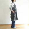 Branch m‘.,ブランチエム,ナチュラル,30代,40代,50代,60代,リネン,ゆったり,エプロン,リネンエプロン,ワンピースエプロン,エプロンワンピース,