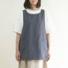 Branch m‘.,ブランチエム,ナチュラル,30代,40代,50代,60代,リネン,ゆったり,エプロン,リネンエプロン,ベスト,リネンベスト,ストライプ,コットンリネン