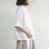 Branch m‘.,ブランチエム,ナチュラル,30代,40代,50代,60代,リネン,ゆったり,blouse,ブラウス,シャツ,リネンブラウス,リネンシャツ,ストライプブラウス,ストライプ,リネンストライプ,5分袖,5分袖ブラウス,５分袖シャツ,バンドカラー