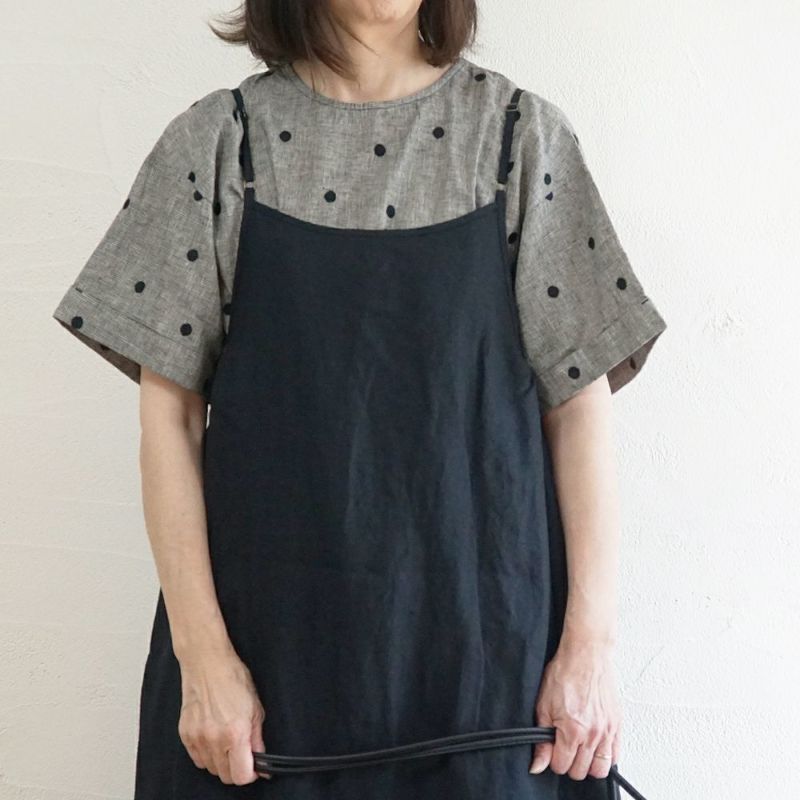 Branch m‘.,ブランチエム,ナチュラル,30代,40代,50代,60代,リネン,ゆったり,ワンピース,リネンワンピース,フレアワンピース,キャミソールワンピース,キャミワンピ,
