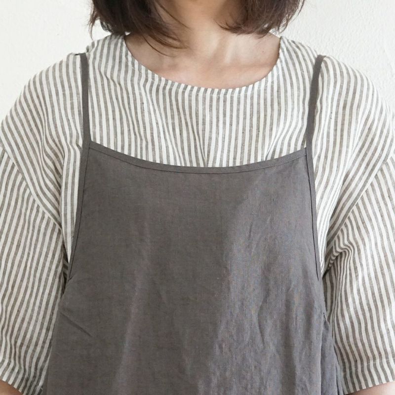 Branch m‘.,ブランチエム,ナチュラル,30代,40代,50代,60代,リネン,ゆったり,ワンピース,リネンワンピース,フレアワンピース,キャミソールワンピース,キャミワンピ,