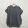 Branch m‘.,ブランチエム,ナチュラル,30代,40代,50代,60代,リネン,ゆったり,ブラウス,リネンブラウス,半袖,5分袖,プルオーバー,プルオーバーブラウス, Tシャツ