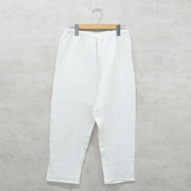 Branch m‘.,ブランチエム,ナチュラル,30代,40代,50代,60代,リネン,ゆったり,pants,パンツ,リネンパンツ,クロップドパンツ,インナーパンツ,ぺチパンツ,アンダーパンツ,