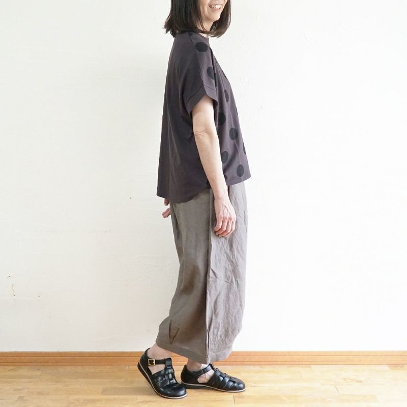 Branch m‘.,ブランチエム,ナチュラル,30代,40代,50代,60代,麻,ゆったり,pants,パンツ,ワイドパンツ,リネンパンツ,バルーンパンツ,