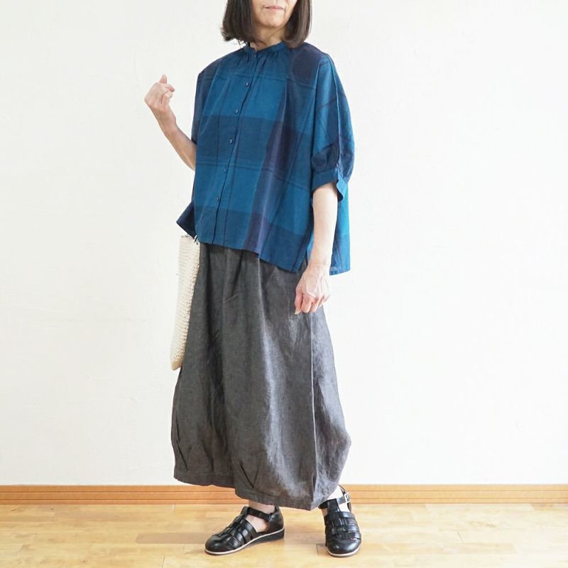 Branch m‘.,ブランチエム,ナチュラル,30代,40代,50代,60代,麻,ゆったり,pants,パンツ,ワイドパンツ,リネンパンツ,バルーンパンツ,