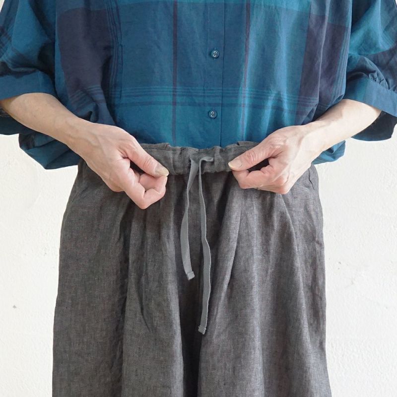 Branch m‘.,ブランチエム,ナチュラル,30代,40代,50代,60代,麻,ゆったり,pants,パンツ,ワイドパンツ,リネンパンツ,バルーンパンツ,