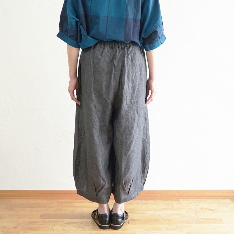 Branch m‘.,ブランチエム,ナチュラル,30代,40代,50代,60代,麻,ゆったり,pants,パンツ,ワイドパンツ,リネンパンツ,バルーンパンツ,
