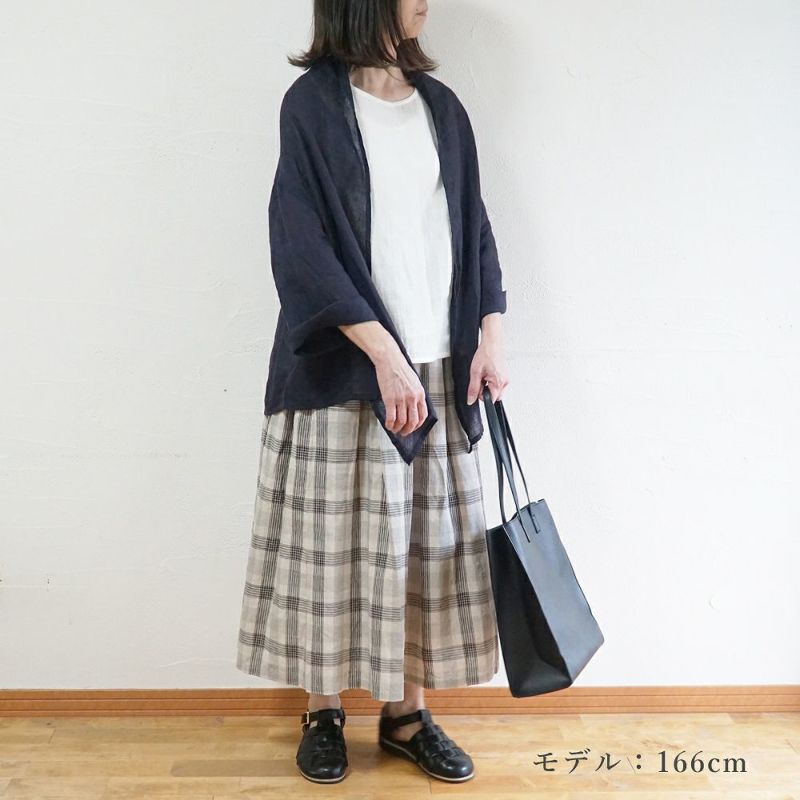 Branch m‘.,ブランチエム,ナチュラル,30代,40代,50代,60代,リネン,ゆったり,カーディガン,ショール,リネンカーデ,リネンカーディガン,リネンショール,ショールカーディガン,ストールカーディガン,紫外線対策,冷房対策
