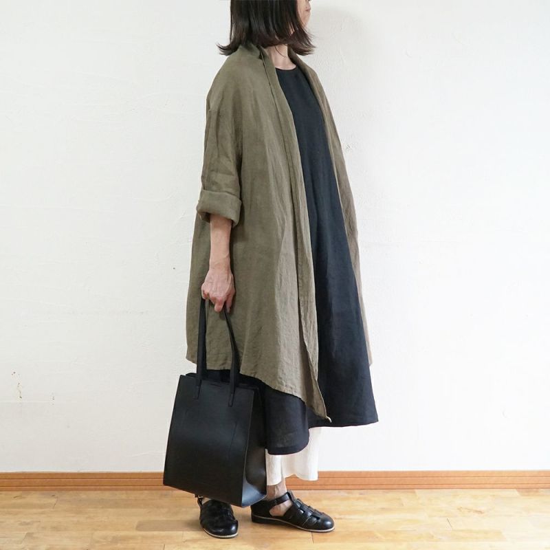Branch m‘.,ブランチエム,ナチュラル,30代,40代,50代,60代,リネン,ゆったり,カーディガン,ショール,リネンカーデ,リネンカーディガン,リネンショール,ショールカーディガン,ストールカーディガン,紫外線対策,冷房対策