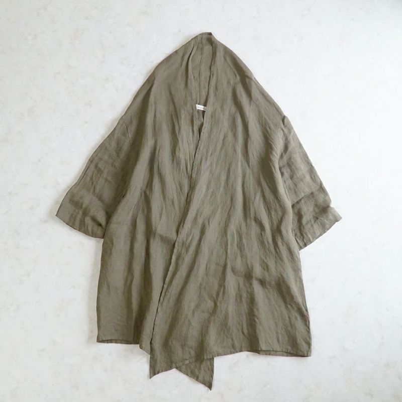 Branch m‘.,ブランチエム,ナチュラル,30代,40代,50代,60代,リネン,ゆったり,カーディガン,ショール,リネンカーデ,リネンカーディガン,リネンショール,ショールカーディガン,ストールカーディガン,紫外線対策,冷房対策