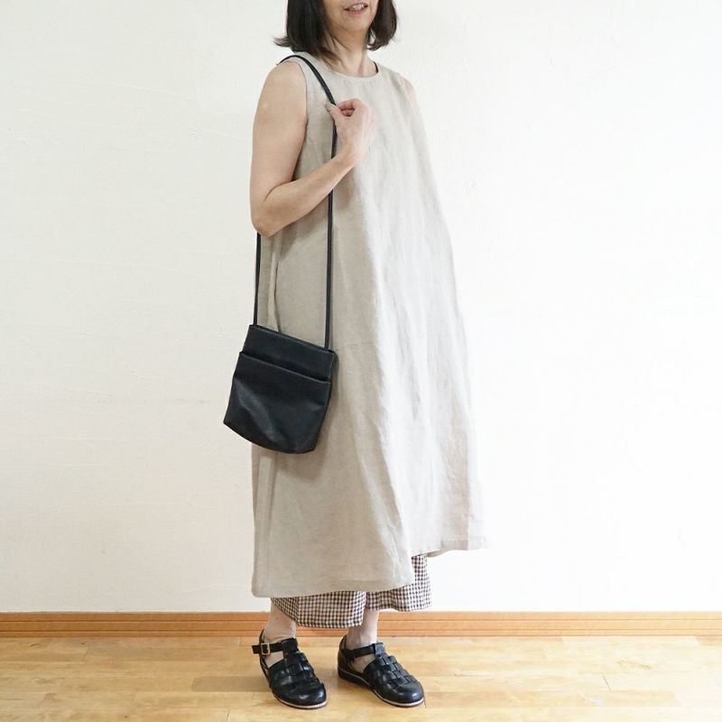Branch m‘.,ブランチエム,ナチュラル,30代,40代,50代,60代,リネン,ゆったり,パンツ,リネンパンツ,ワイドストレートパンツ,ワイドパンツ,ぺチパンツ,インナーパンツ,アンダーパンツ,ギンガムチェック,チェック柄
