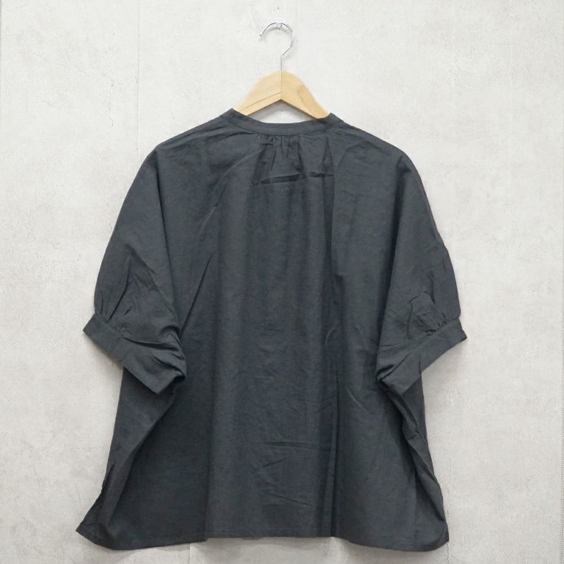 Branch m‘.,ブランチエム,ナチュラル,30代,40代,50代,60代,リネン,ゆったり,blouse,ブラウス,半袖,コットンリネン,ドルマンブラウス,ドルマンスリーブ