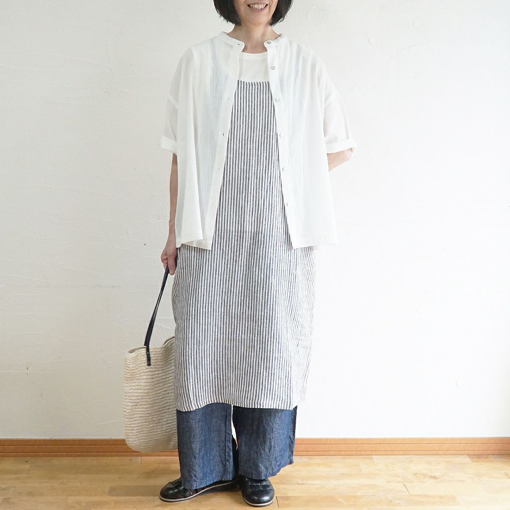 Branch m‘.,ブランチエム,ナチュラル,30代,40代,50代,60代,リネン,麻,ゆったり,パンツ,デニム,デニムパンツ,リネンデニム,ワイドパンツ,ワイドストレートパンツ,ストレートパンツ,デニムワイドパンツ,