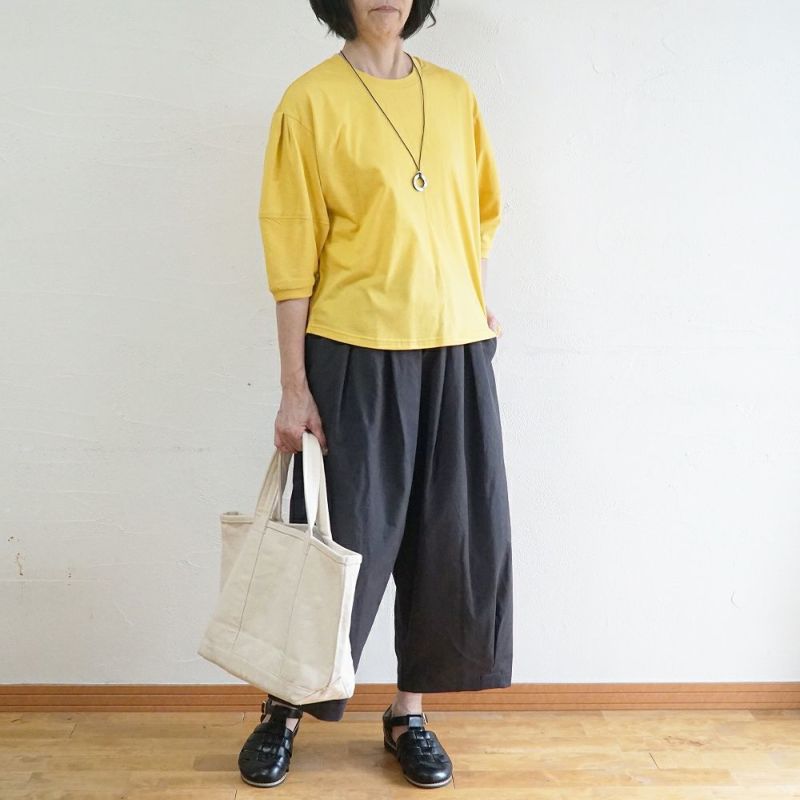 Branch m‘.,ブランチエム,ナチュラル,30代,40代,50代,60代,コットン,綿,ゆったり,Tシャツ,カットソー,