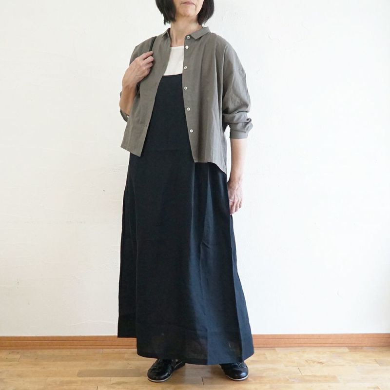 Branch m‘.,ブランチエム,ナチュラル,30代,40代,50代,60代,コットン,綿,ゆったり,ブラウス,コットンブラウス,綿ローン,東炊き,シアーブラウス,シアーシャツ,ノーカラーブラウス