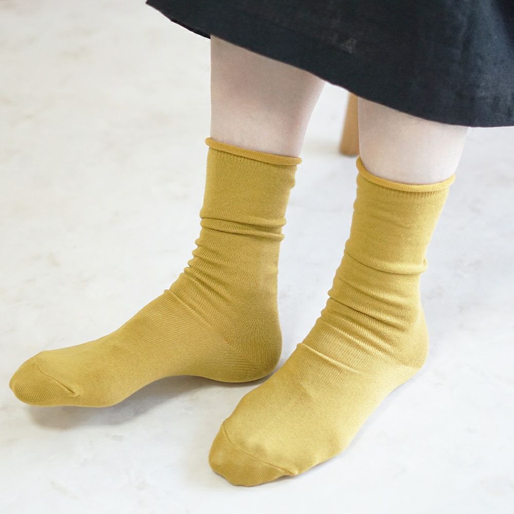 Branch m‘.,ブランチエム,ナチュラル,30代,40代,50代,60代,リネン,ゆったり,靴下,ソックス,コットン,コットンソックス,カラーソックス