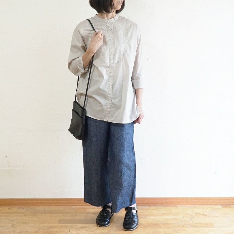 Branch m‘.,ブランチエム,ナチュラル,30代,40代,50代,60代,コットン,綿,ゆったり,blouse,ブラウス,シャツ,シャツブラウス,刺繍,刺繍ブラウス,刺繍シャツ,チュニック