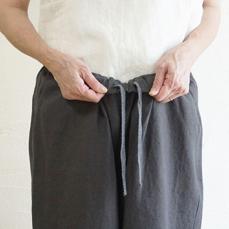 Branch m‘.,ブランチエム,ナチュラル,30代,40代,50代,60代,リネン,ゆったり,麻,パンツ,コクーンパンツ,バルーンパンツ,