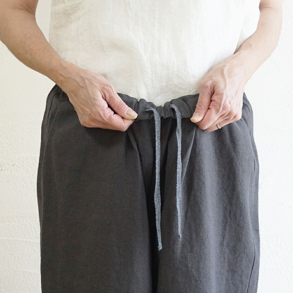 Branch m‘.,ブランチエム,ナチュラル,30代,40代,50代,60代,リネン,ゆったり,麻,パンツ,コクーンパンツ,バルーンパンツ,